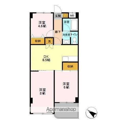 千葉県市川市香取１丁目 間取り