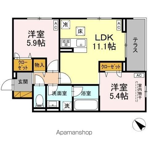 千葉県市川市福栄１丁目 間取り