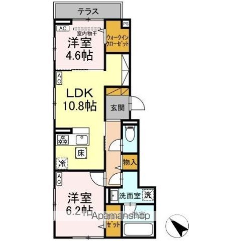 千葉県市川市福栄１丁目 間取り