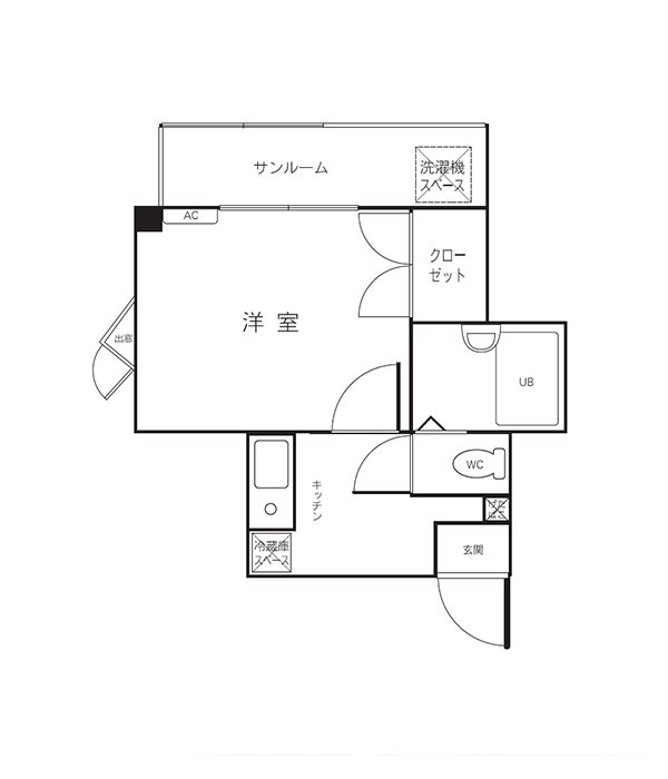 フラット88 間取り