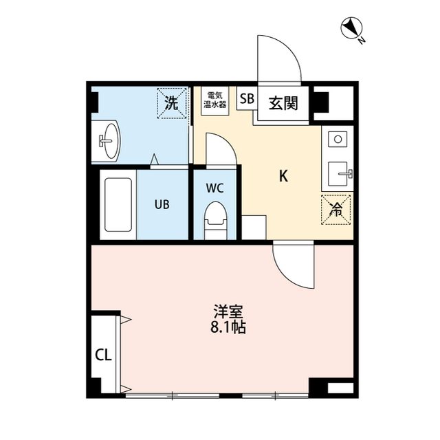 ワンダフルワールド古町 間取り