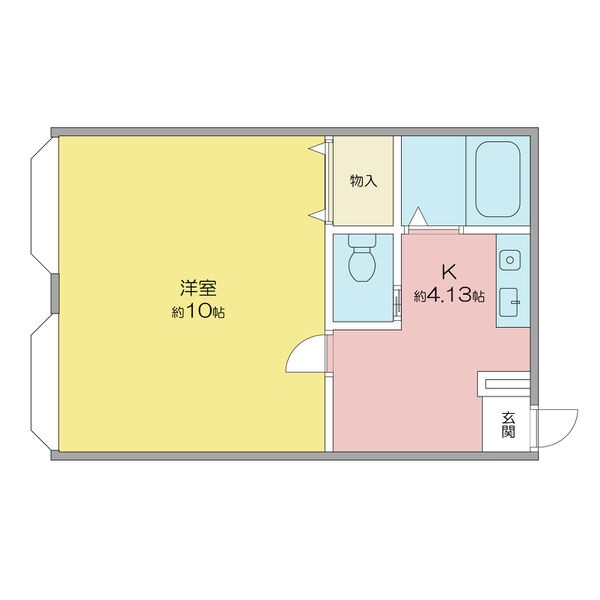 コーポ三和第1 間取り