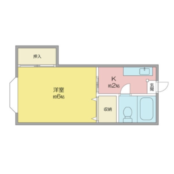 コーポ三和第1 間取り