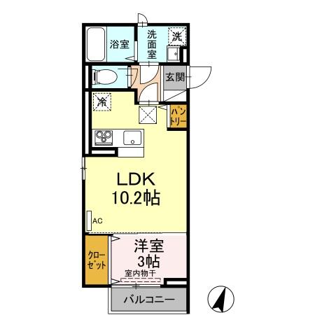 Ｄ-premier大学南 間取り