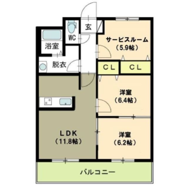 サンハイムさかい 間取り