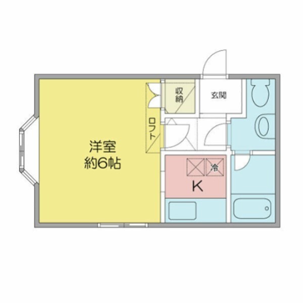 メゾンドプルネールC 間取り