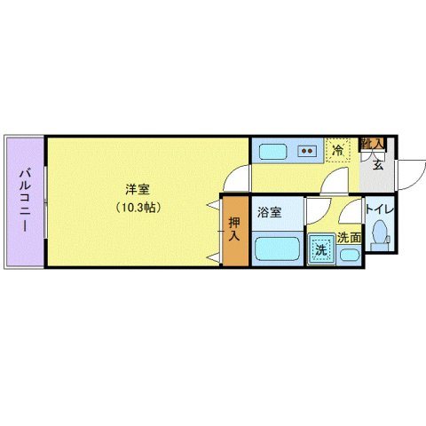 キャッスル駅西 間取り