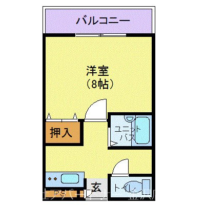 グランデ北安江 間取り