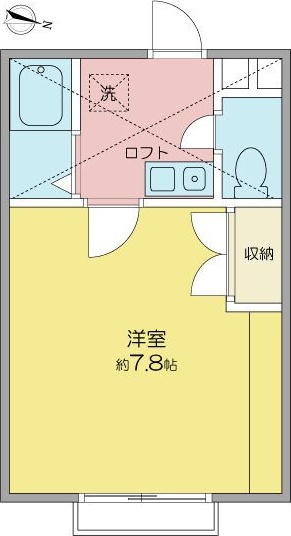 アップフロント坂井東I 間取り