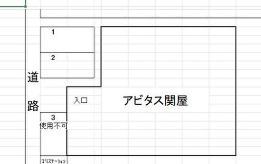 アビタス関屋 駐車場