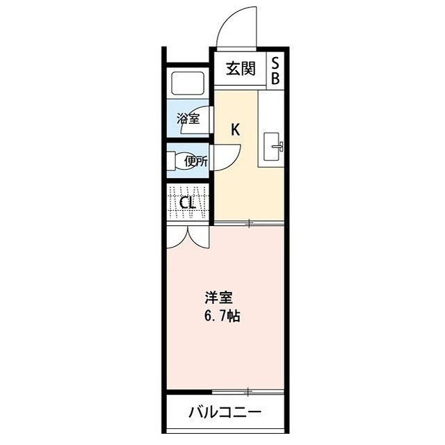 エステート旭町 間取り