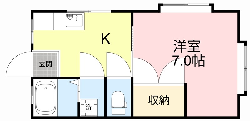 ハイツ江北 間取り