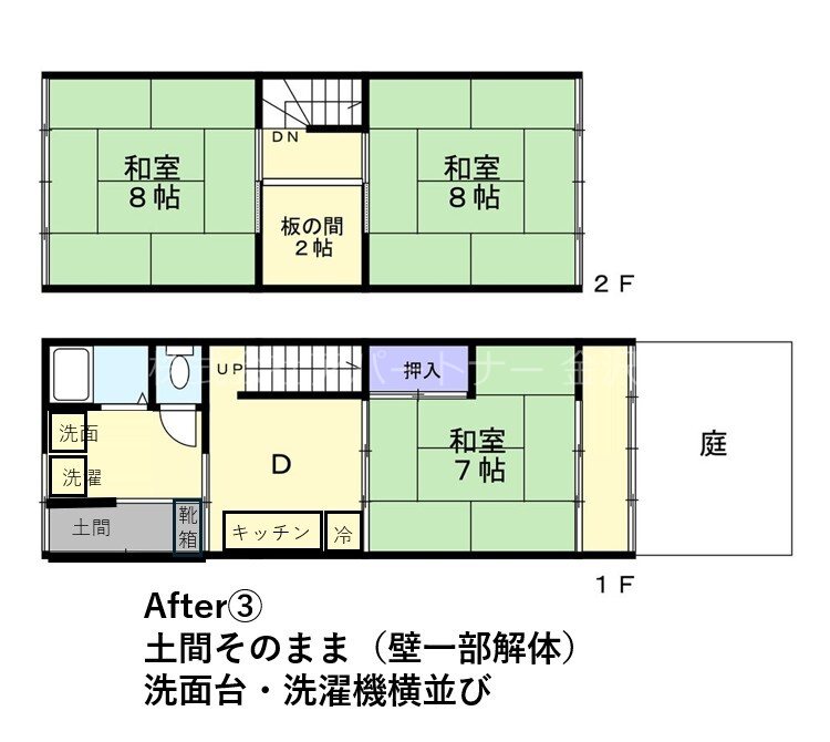 長町長屋（NagaNaga) 間取り