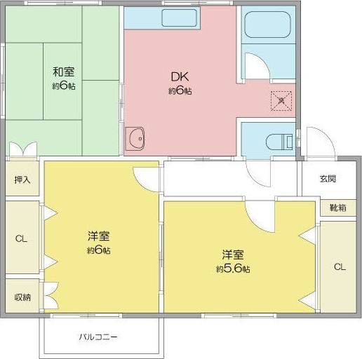 シティコーポIIIA 間取り