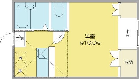 プレジール紫竹山 間取り