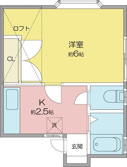 くろわっさん 間取り