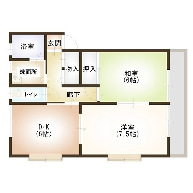 ヴィラージュ・ベンA 間取り