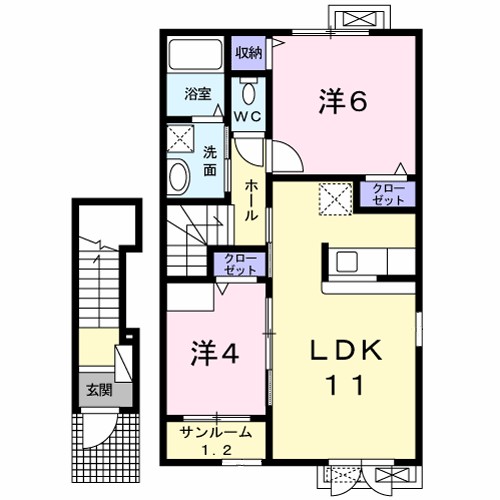 ファイン　ブリーズⅡ 間取り
