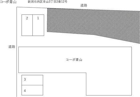 コーポ青山 地図（共通）