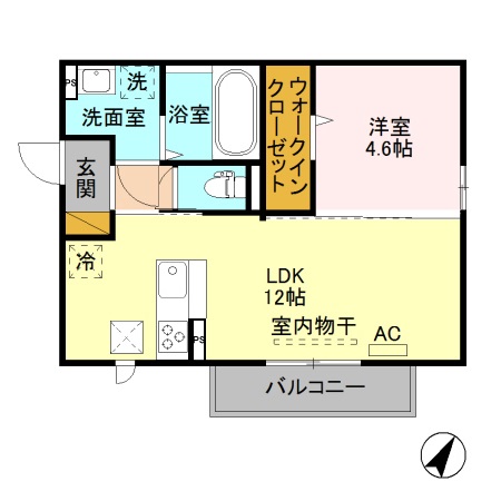 エスポワール寺尾台　B 間取り