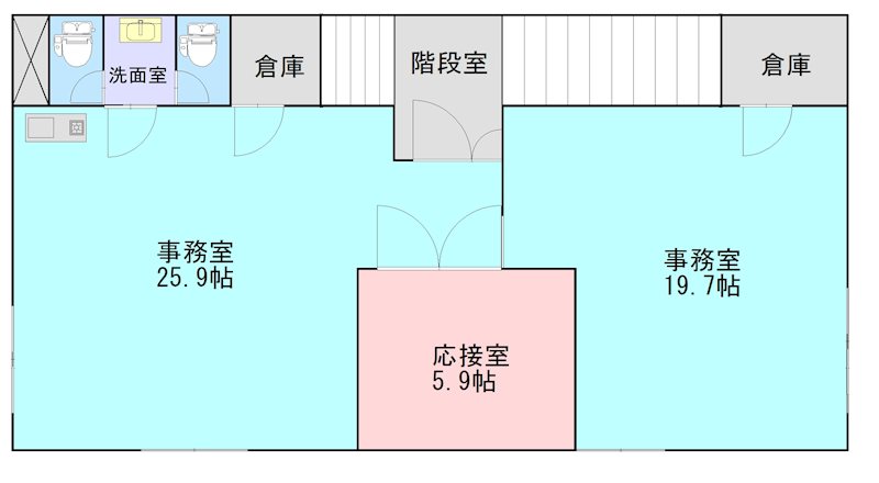 畔柳インテリアビルB 間取り