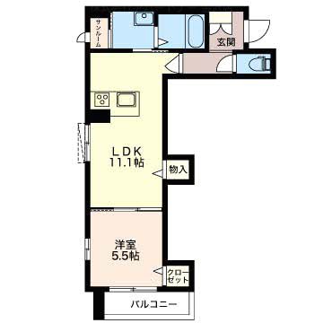 Ｌｅ　ｃｏｎｆｏｒｔ（ル・コンフォート） 間取り