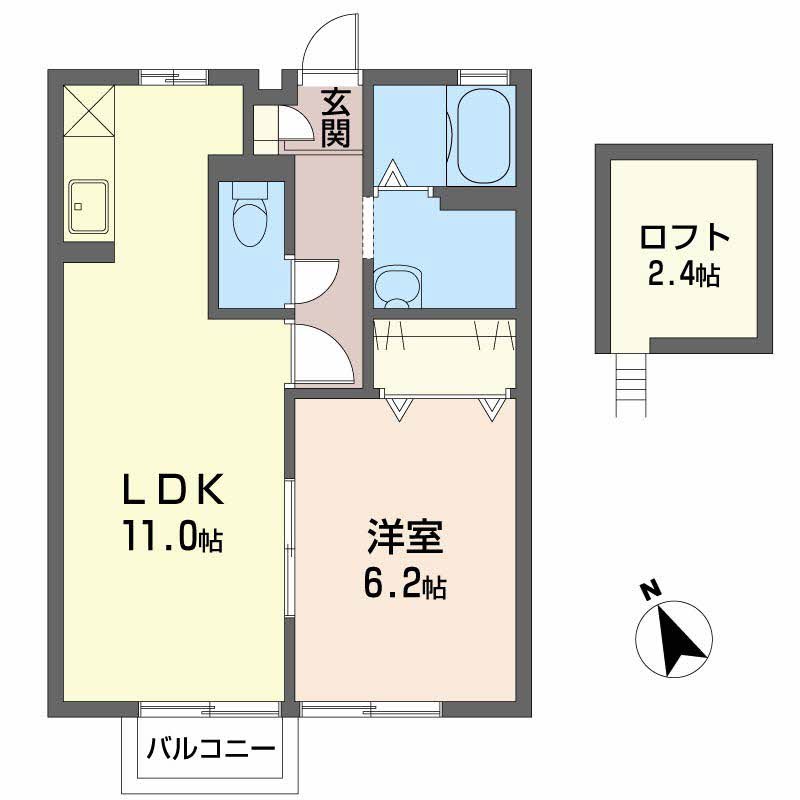 コンフォートⅡ 間取り