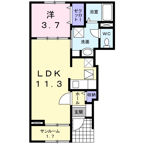ヴィラージュⅤ 間取り