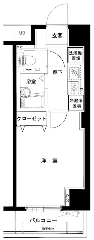 メインステージ西新宿 間取り