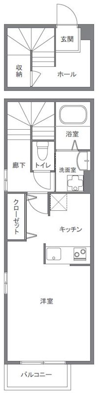 Cerca Del Cerezo 間取り