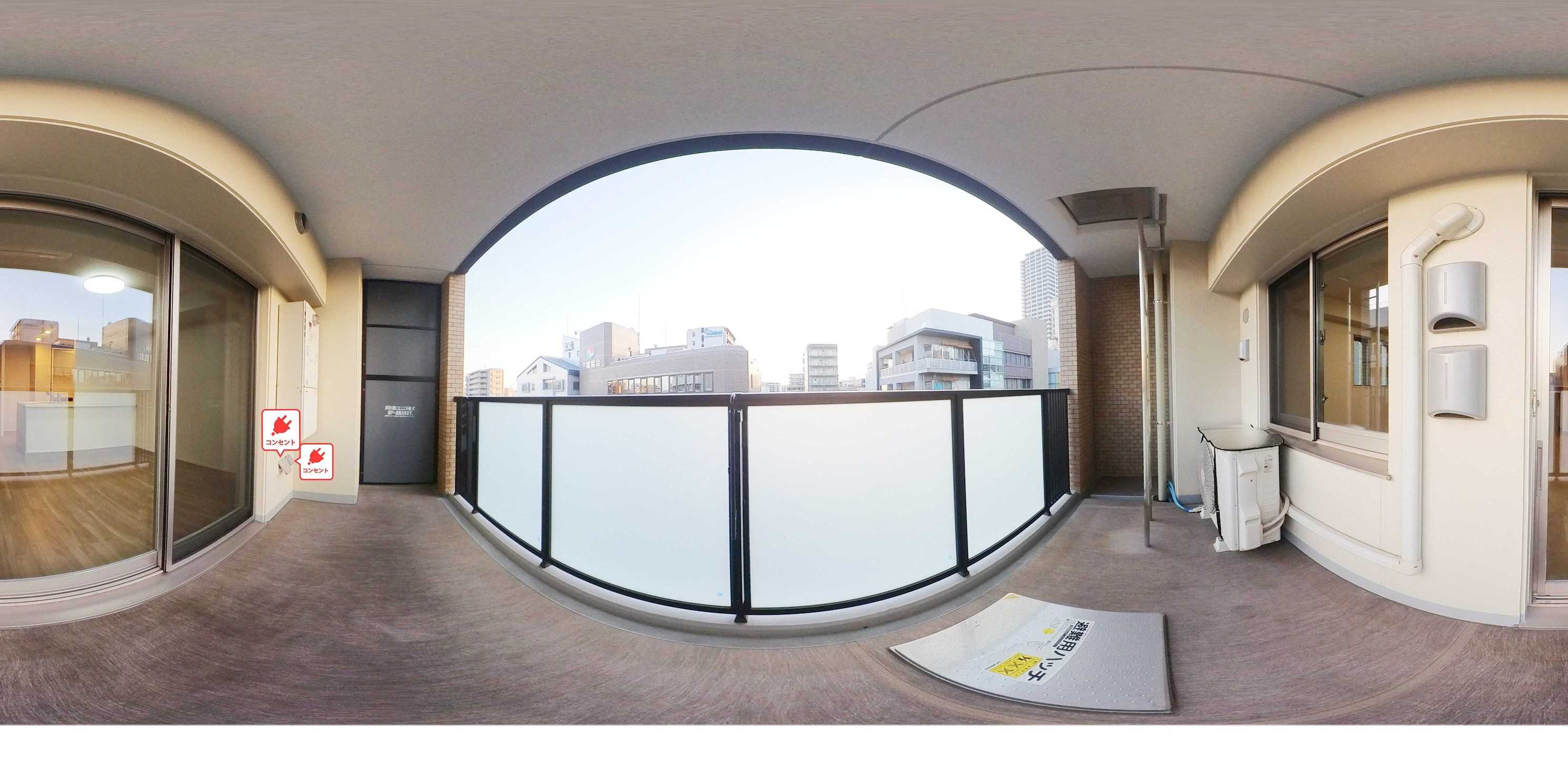 ワコーレ神戸元町Ｉ’ｚ ベランダ