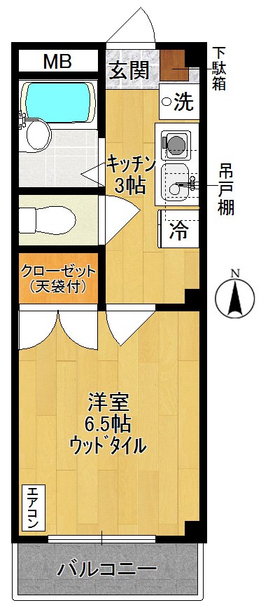 ベル　ルージュ 101号室 間取り