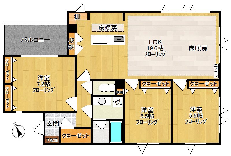 凛樹  間取り図