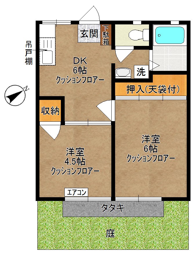 石井ハイツ  間取り図