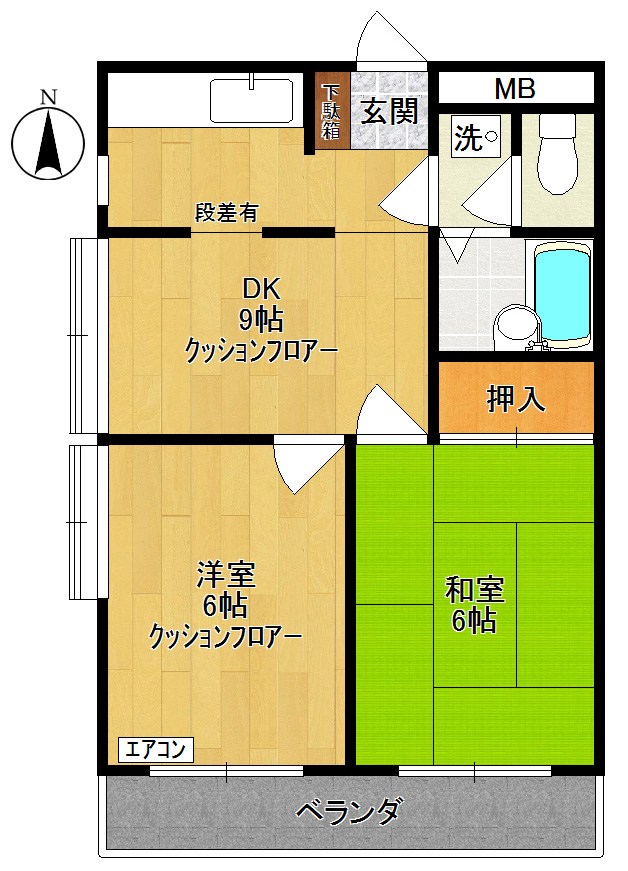 レジデンス向ヶ丘   間取り図