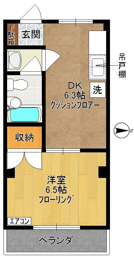 チェリーハイムアンドウ 間取り図