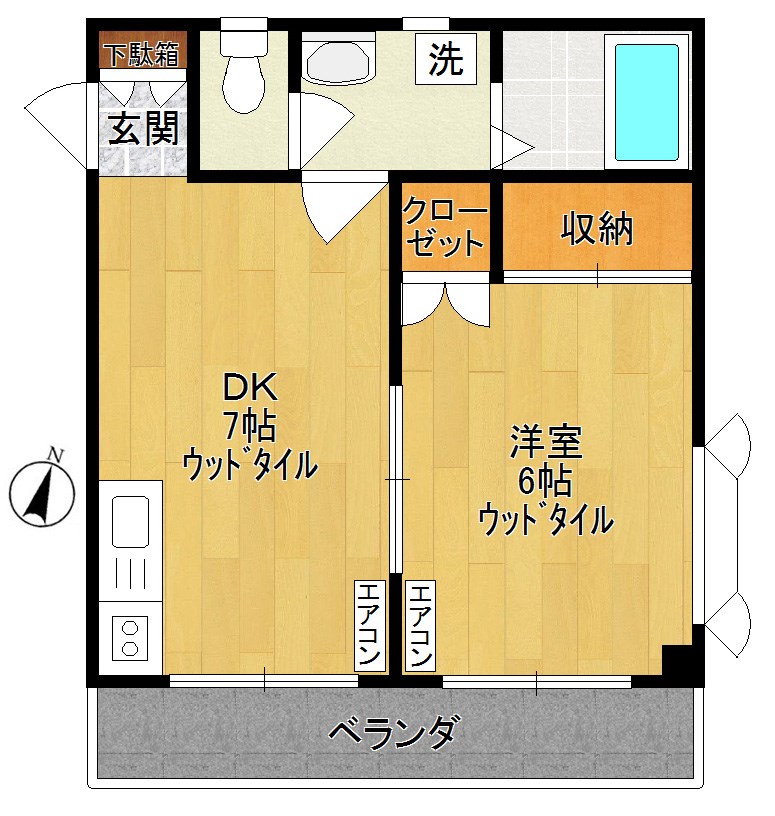 エスカレントⅢ   間取り図