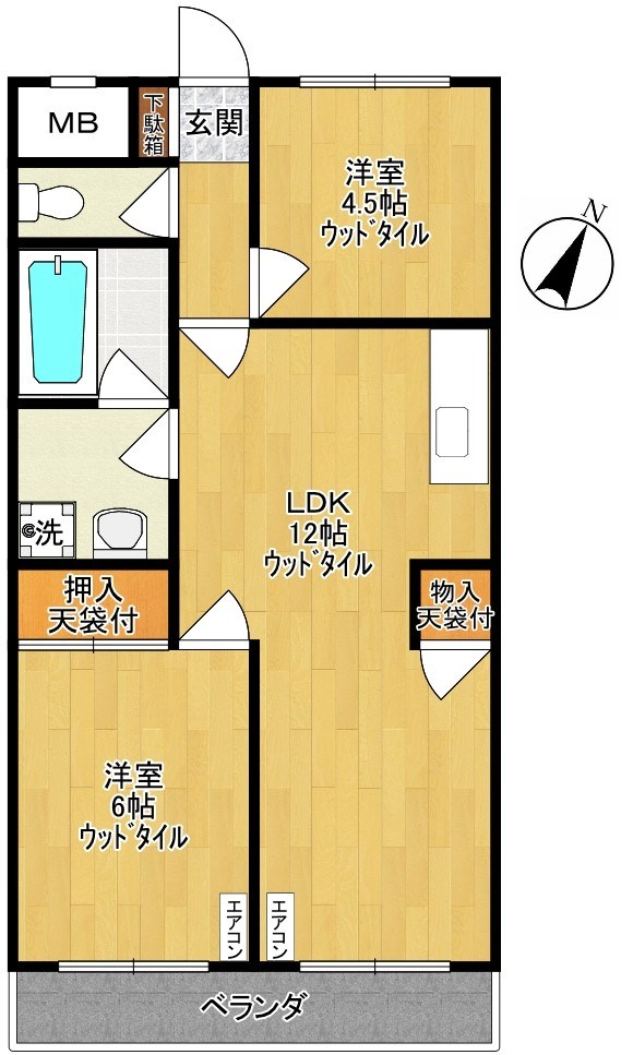 グランメール 間取り図