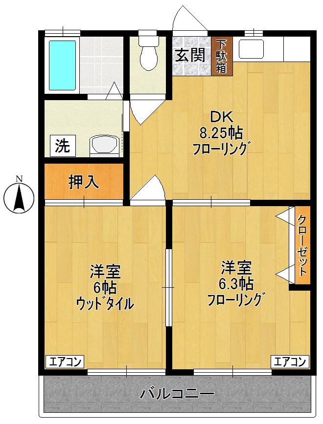 グランディア  間取り図