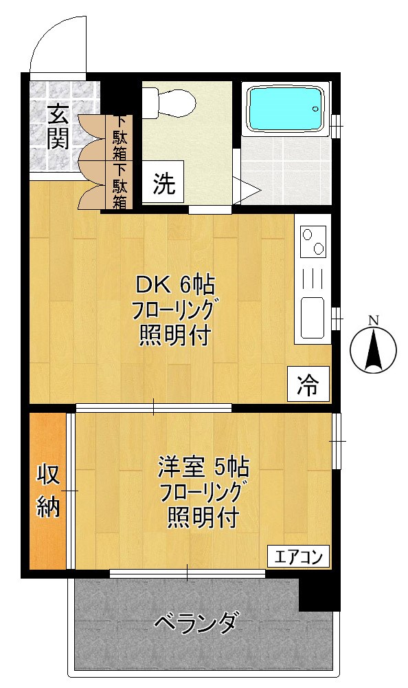 SATSUKI RESIDENCE（サツキレジデンス）  203号室 間取り