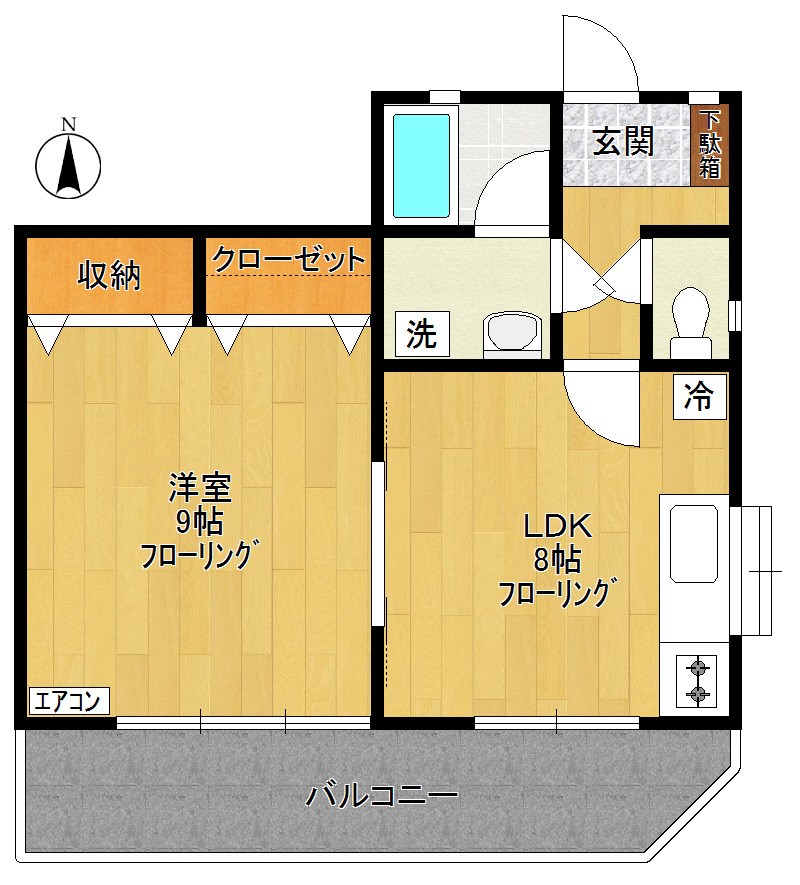 プランドールII 間取り図