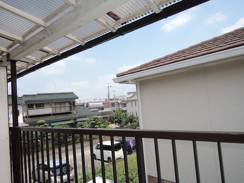 田代梨畑貸家 ベランダ