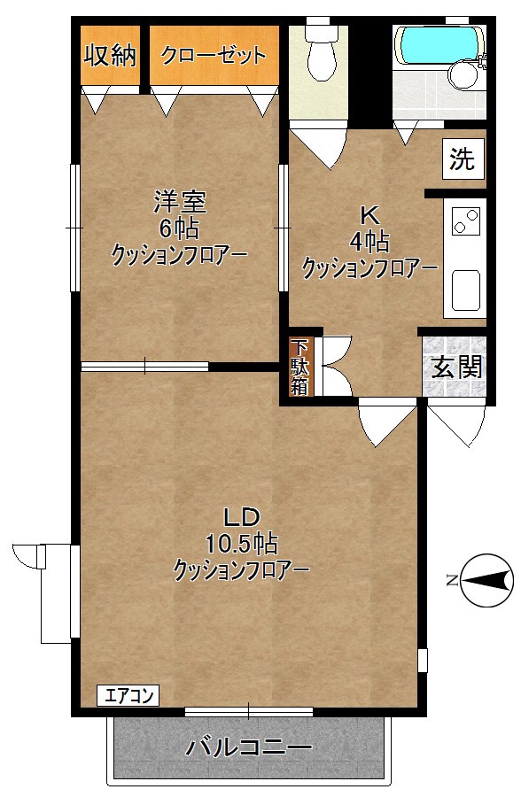ベルヴィル 間取り図
