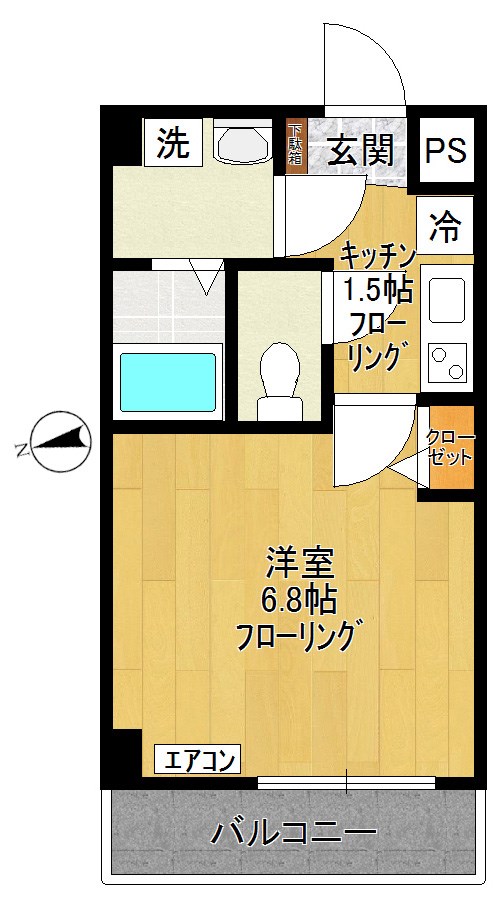 SPICA（スピカ） 303号室 間取り
