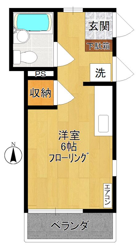 リバーハイツ 間取り図