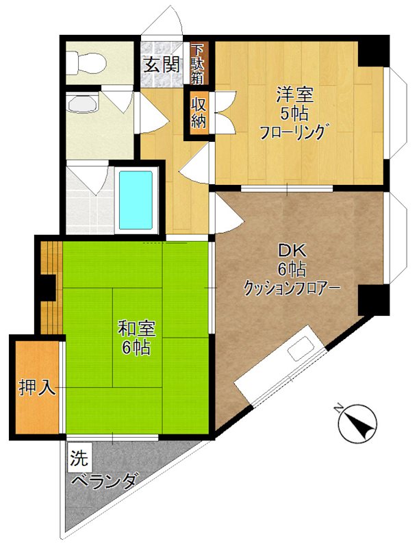 UNOマンション 間取り図