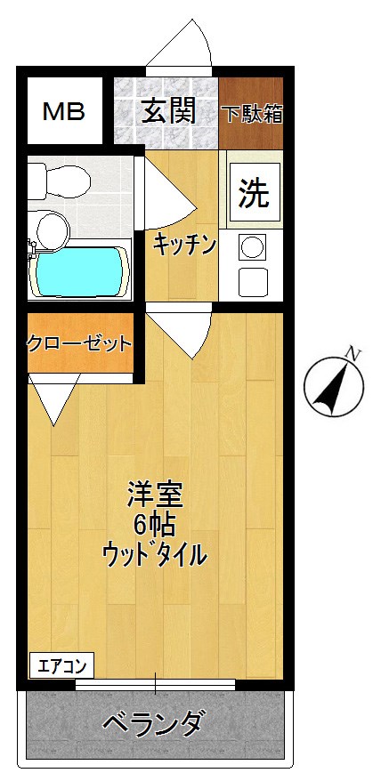 リンドウマンション若葉台 間取り図