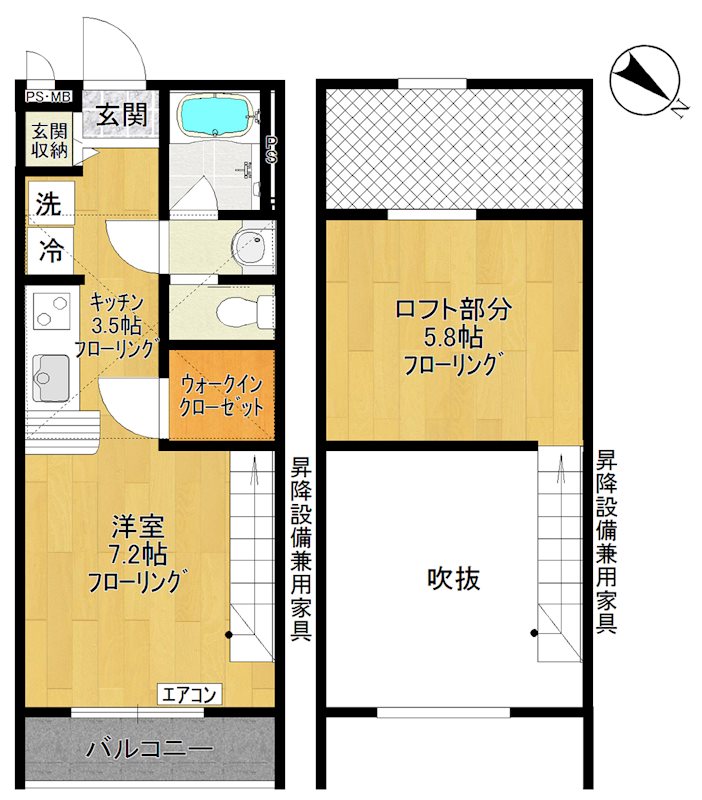 ジェミニ-Jemini- 205号室 間取り