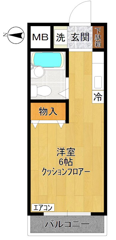 エステートピア稲城  303号室 間取り