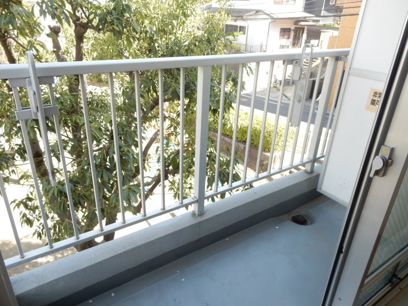 栗谷二番館 ベランダ
